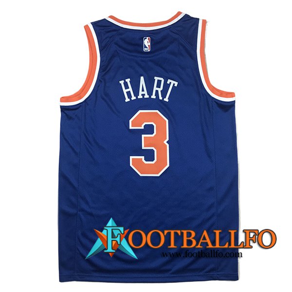 Camisetas NBA New York Knicks (HART #3) 2024/25 Azul/Naranja