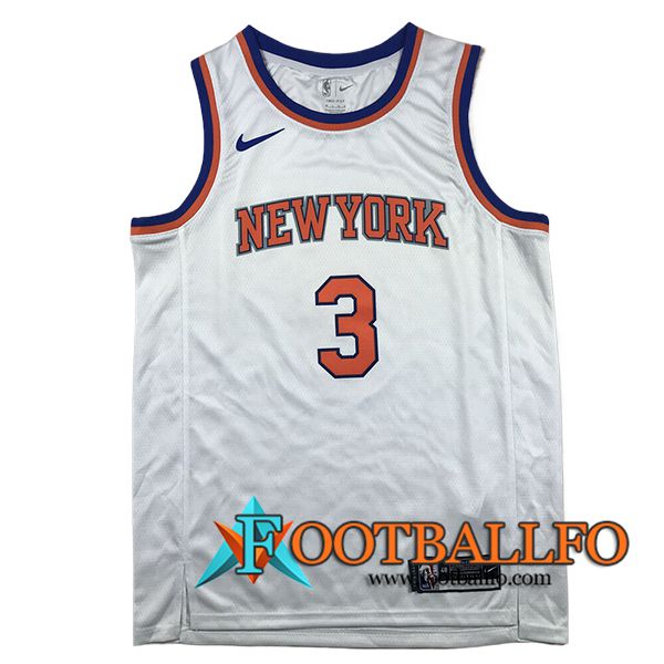 Camisetas NBA New York Knicks (HART #3) 2024/25 Blanco/Naranja