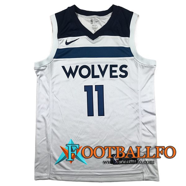 Camisetas NBA Minnesota Timberwolves (REID #11) 2024/25 Blanco/Azul -03