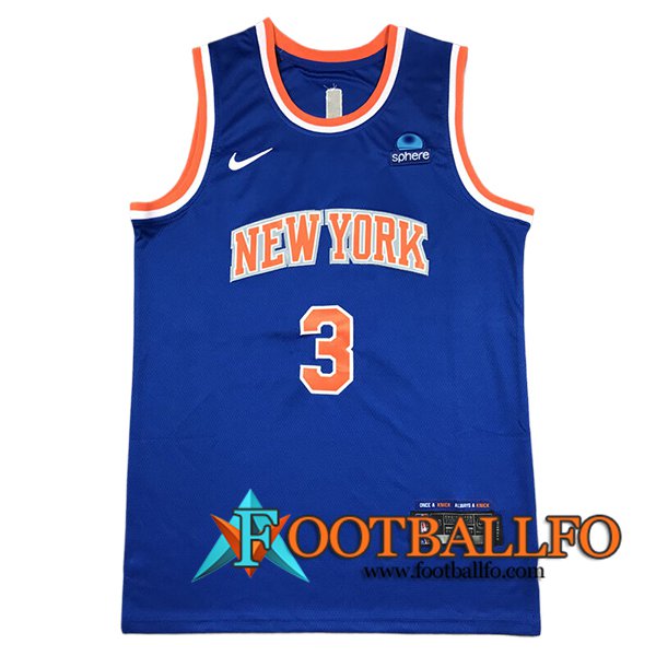 Camisetas NBA New York Knicks (HART #3) 2024/25 Azul/Naranja -02