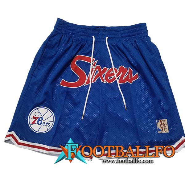 Cortos NBA Philadelphia 76ers 2024/25 Azul/Rojo -04