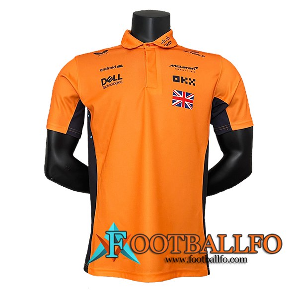 Polo F1 McLaren Team (NORRIS #4) Naranja/Negro 2024