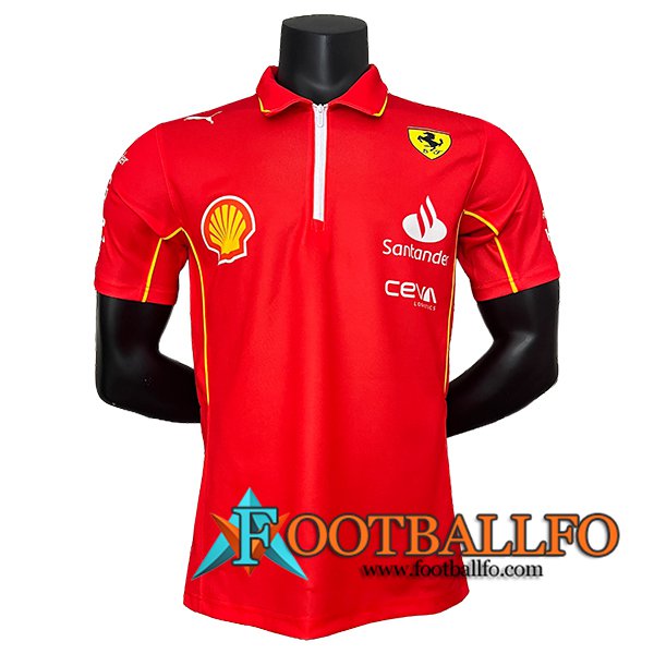 Polo F1 Scuderia Ferrari Team Rojo/Amarillo 2024