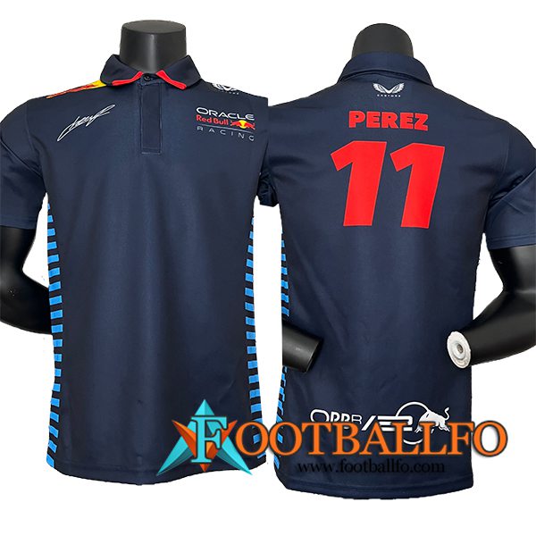 Polo F1 RedBull Racing Team (PEREZ #11) Azul Oscuro 2024