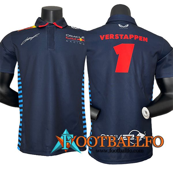 Polo F1 RedBull Racing Team (VERSYAPPEN #1) Azul Oscuro 2024