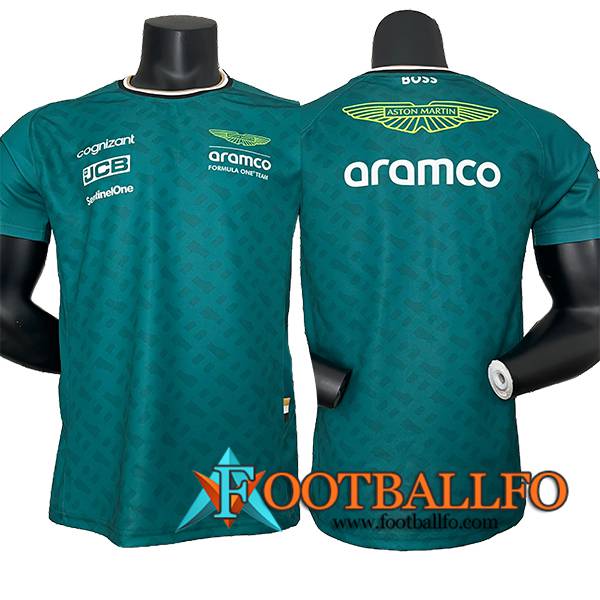 Camiseta de manga corta F1 Aston Martin Team Verde 2024