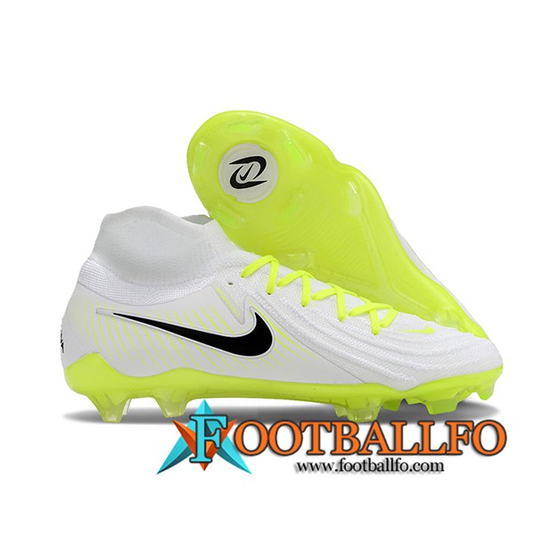 Nike Botas De Fútbol Phantom Luna Elite NU FG Blanco/Negro/Verde