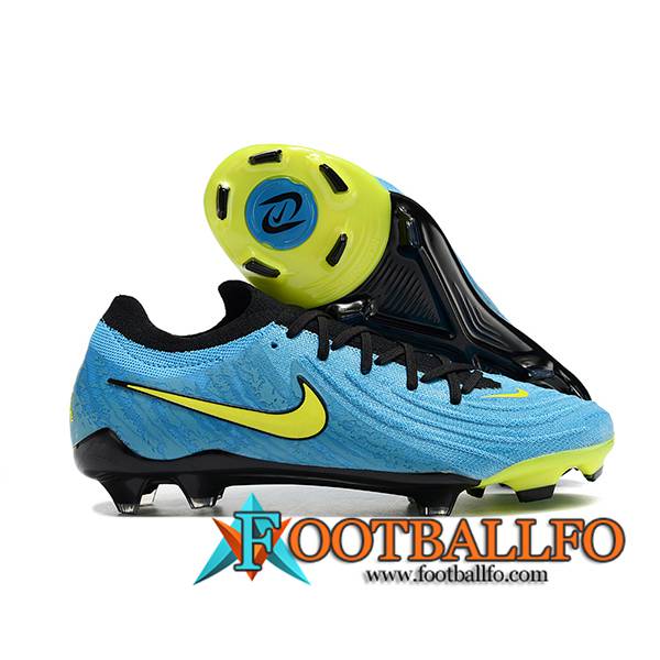 Nike Botas De Fútbol Phantom Luna Elite NU FG Azul/Negro/Verde