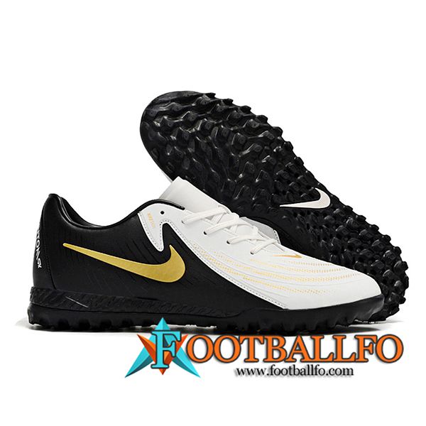 Nike Botas De Fútbol Phantom GX II ACAD LV8 TF Blanco/Negro/Amarillo