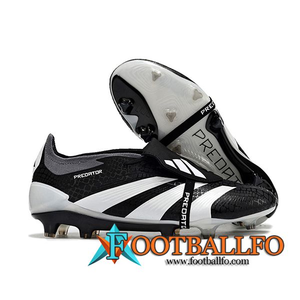 Adidas Botas De Fútbol Predator Elite Tongue FG Blanco/Negro