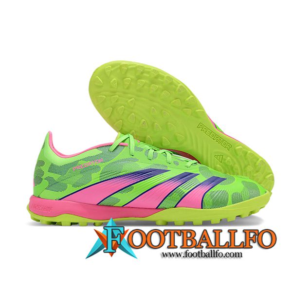 Adidas Botas De Fútbol PREDATOR 24 ELITE TF BOOTS Verde/Rosa