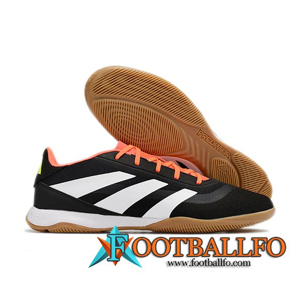 Adidas Botas De Fútbol PREDATOR 24 ELITE IC BOOTS Blanco/Negro/Naranja