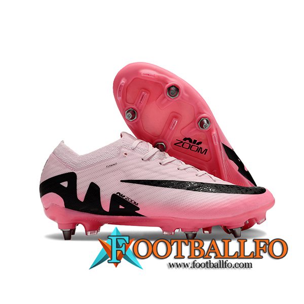 Nike Botas De Fútbol Air Zoom Mercurial Vapor XV Elite SG Rosa/Negro