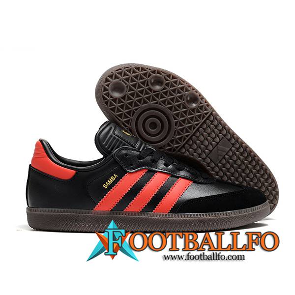 Adidas Botas De Fútbol SAMBA MESSI INDOOR BOOTS Negro/Rojo