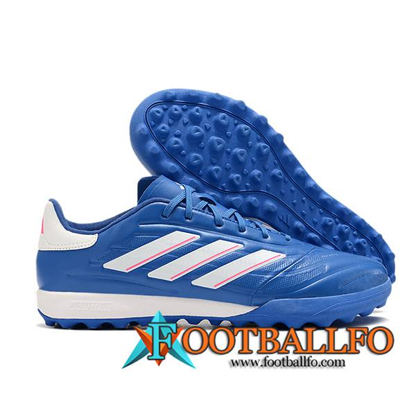 Copa Botas De Fútbol PURE.3 TF BOOTS Azul/Blanco