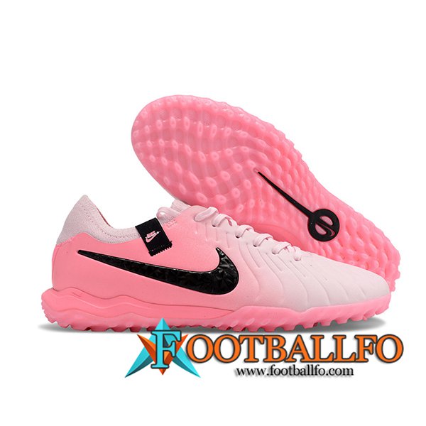 Nike Botas De Fútbol Tiempo Legend X PRO TF Negro/Rosa