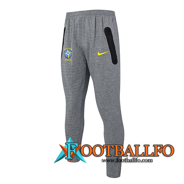 Pantalon Entrenamiento Brasil Gris 2024/2025