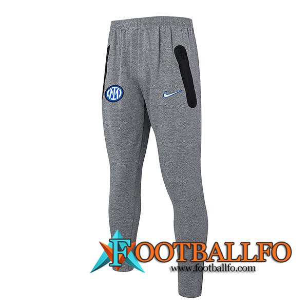 Pantalon Entrenamiento Inter Milan Gris 2024/2025