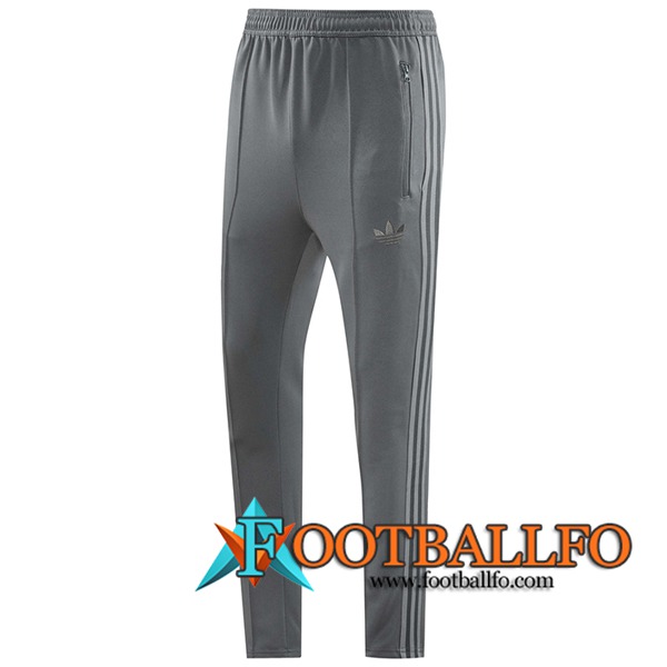 Pantalon Entrenamiento Adidas Gris 2024/2025