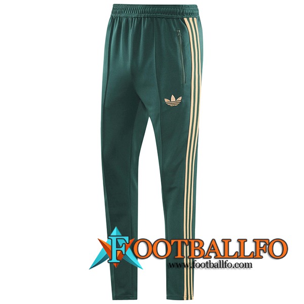 Pantalon Entrenamiento Adidas Verde/Amarillo 2024/2025