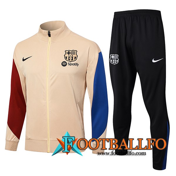 Chandal Equipos De Futbol Chaquetas FC Barcelona Amarillo/Azul/Rojo 2024/2025