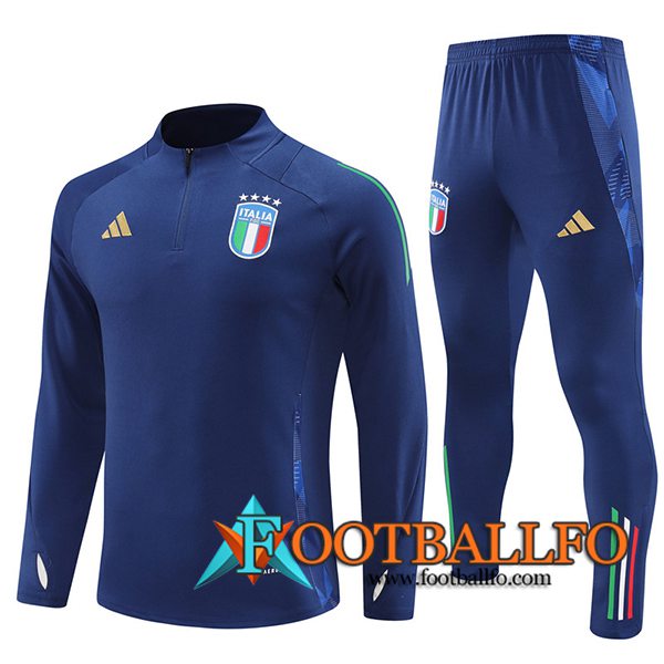 Chandal Equipos De Futbol Italia azul real 2024/2025 -03