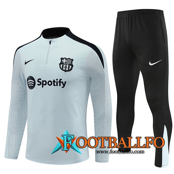 Chandal Equipos De Futbol FC Barcelona Gris/Negro 2024/2025