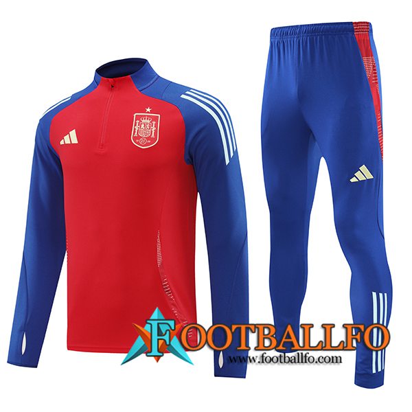 Chandal Equipos De Futbol España Rojo/Azul 2024/2025