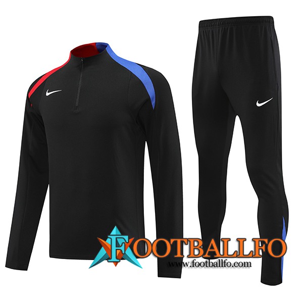 Chandal Equipos De Futbol Nike Negro/Rojo/Azul 2024/2025