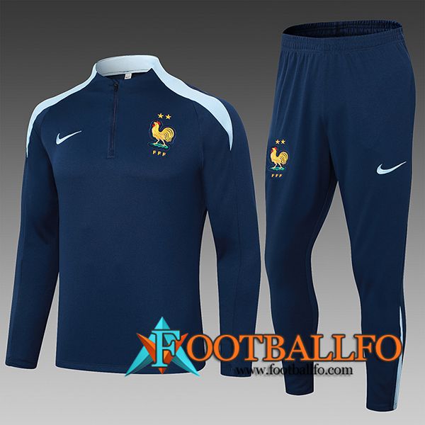 Chandal Equipos De Futbol Francia Ninos azul real 2024/2025