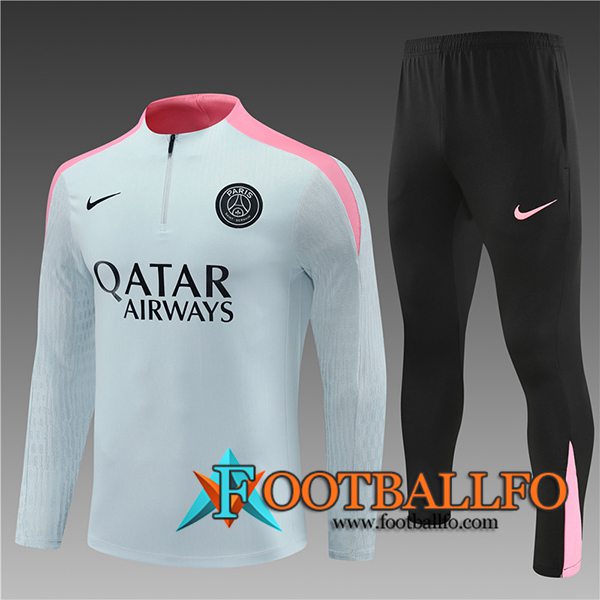 Chandal Equipos De Futbol PSG Ninos Gris/Rosa 2024/2025