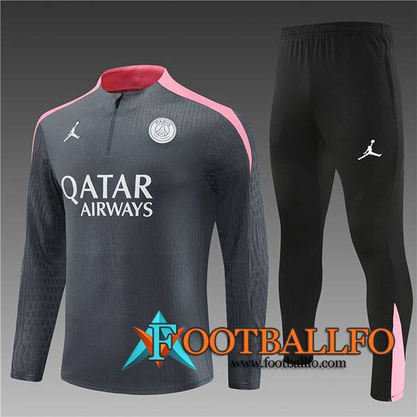 Chandal Equipos De Futbol PSG Gris Ninos Foncé 2024/2025