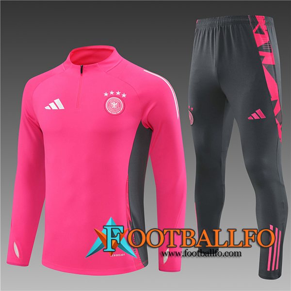 Chandal Equipos De Futbol Alemania Ninos Rosa/Gris 2024/2025