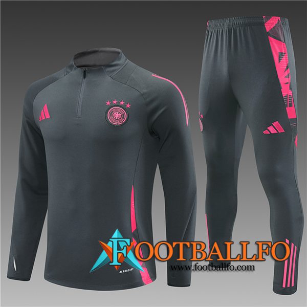 Chandal Equipos De Futbol Alemania Ninos Gris/Rosa 2024/2025