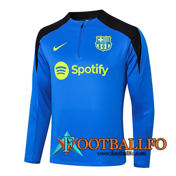 Sudadera De Entrenamiento FC Barcelona Azul/Negro 2024/2025