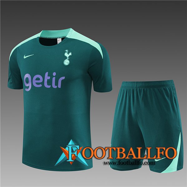 Camiseta Entrenamiento Tottenham Hotspur Ninos Verde 2024/2025