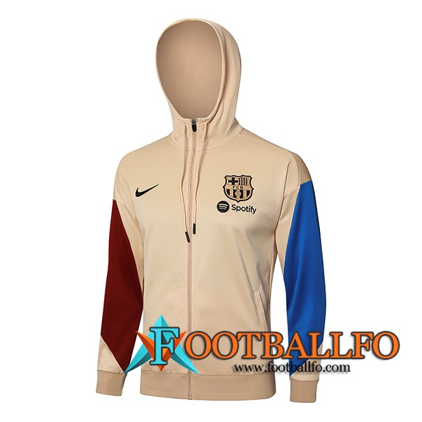 Chaqueta Con Capucha FC Barcelona Amarillo/Azul/Rojo 2024/2025