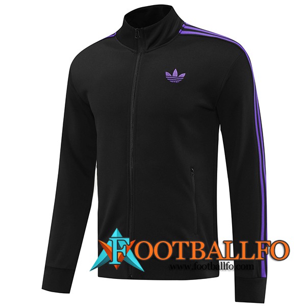 Chaquetas Futbol Adidas Negro/Violeta 2024/2025