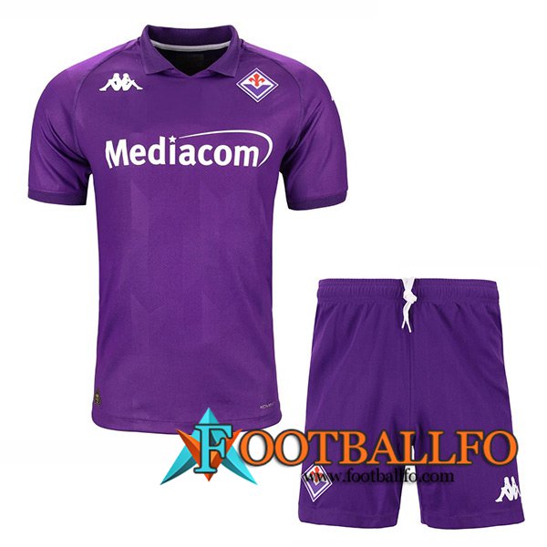 Nueva Camisetas De Futbol ACF Fiorentina Ninos Primera 2024/2025