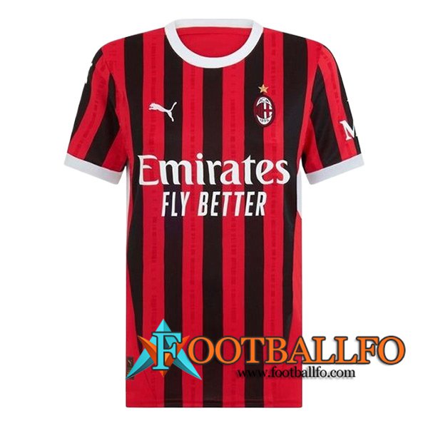 Nueva Camisetas De Futbol AC Milan Mujer Primera 2024/2025