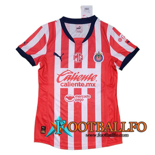 Camisetas De Futbol Chivas Mujer Primera 2024/2025