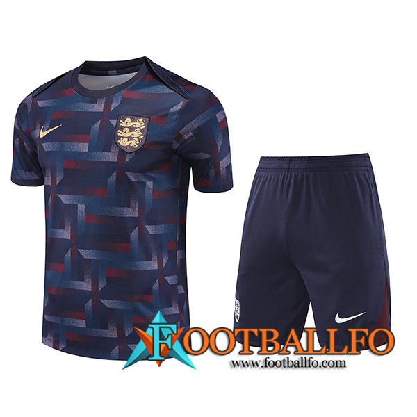 Camiseta Entrenamiento Inglaterra Azul Oscuro 2024/2025