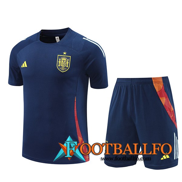 Camiseta Entrenamiento España azul real 2024/2025