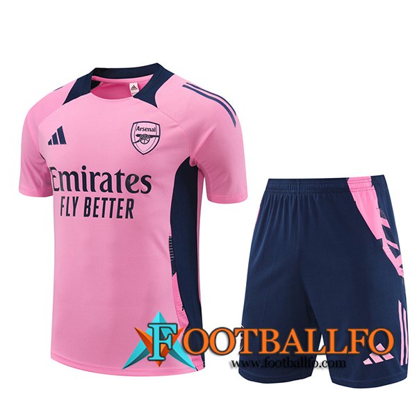 Camiseta Entrenamiento Arsenal Rosa/Azul 2024/2025