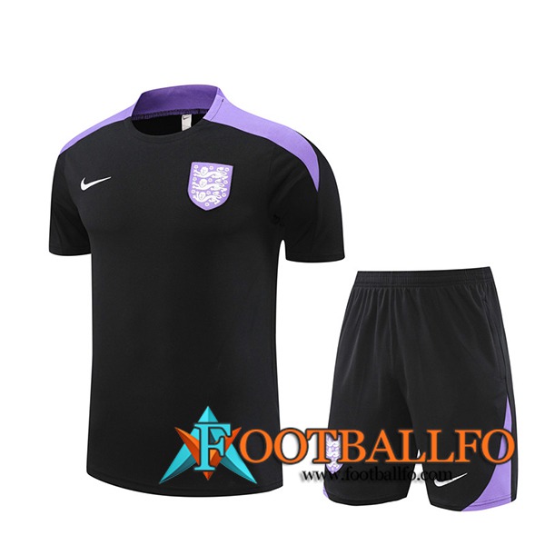 Camiseta Entrenamiento Inglaterra Negro/Violeta 2024/2025