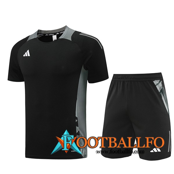 Camiseta Entrenamiento Adidas Negro/Gris 2024/2025