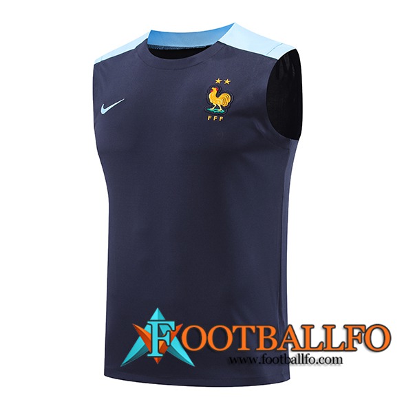 Chalecos De Futbol Francia Azul Oscuro 2024/2025 -02