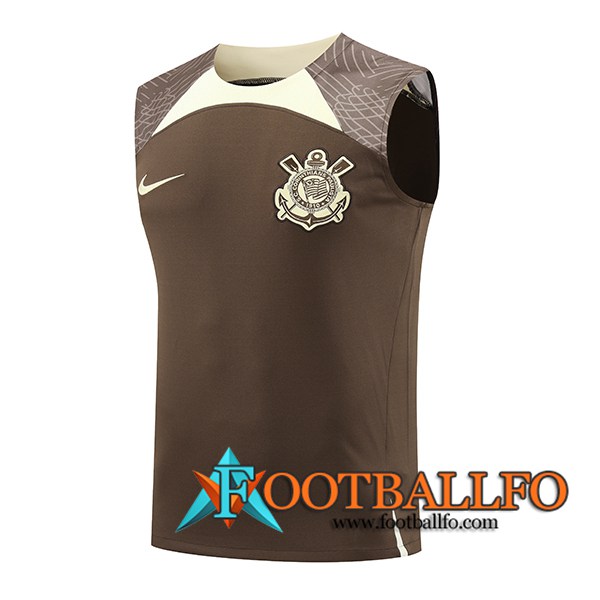 Chalecos De Futbol Corinthians Marrón/Beige 2024/2025