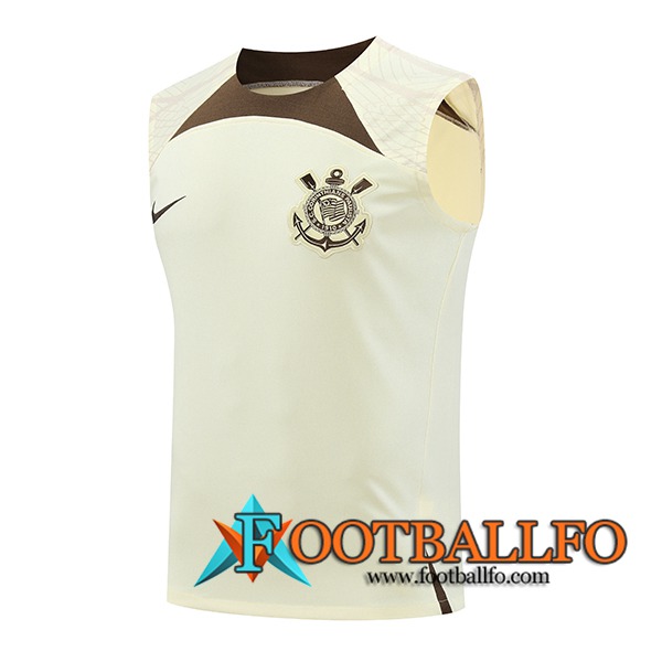 Chalecos De Futbol Corinthians Beige/Marrón 2024/2025