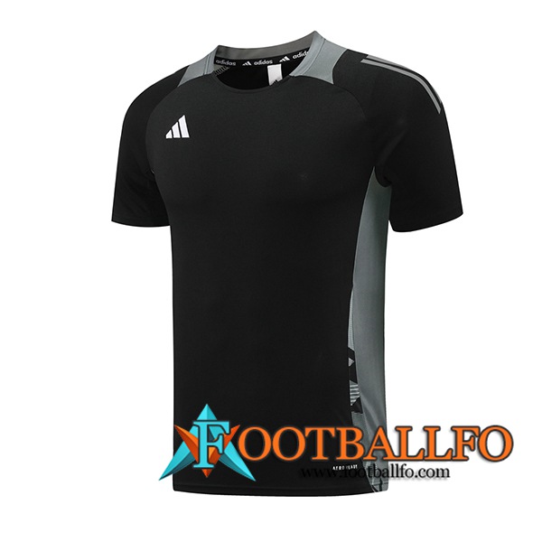 Camiseta Entrenamiento Adidas Negro/Gris 2024/2025